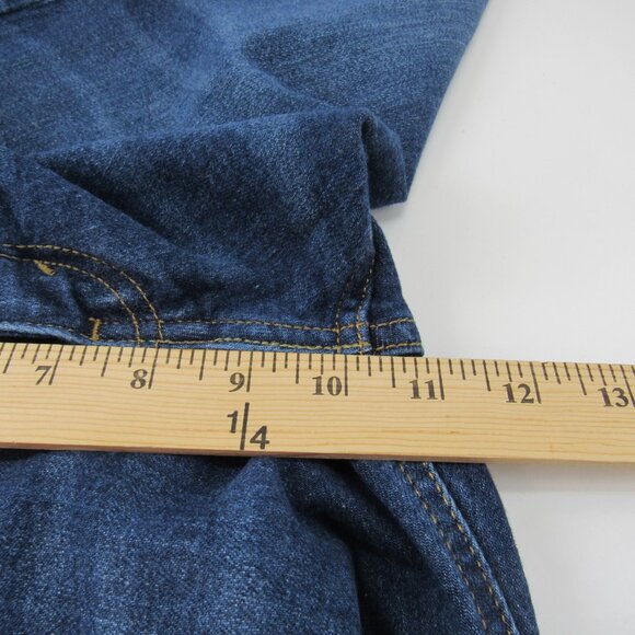 Levi Red Tab 541 Mid Rise Straight Leg Dark Wash Men's Blue Jeans Size 32X32 - Picture 7 of 9